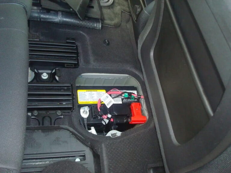 2011 Chevy Traverse Battery Location Dump Truck
