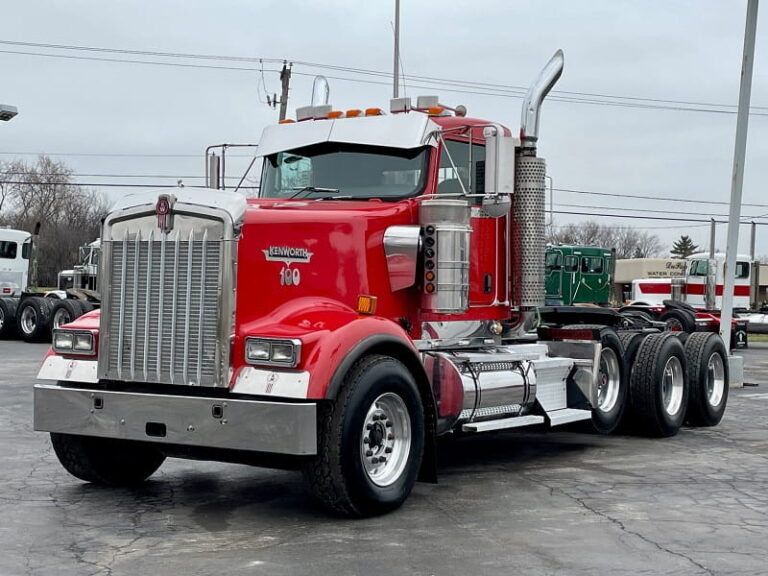 The Kenworth W900 Day Cab Dump Truck