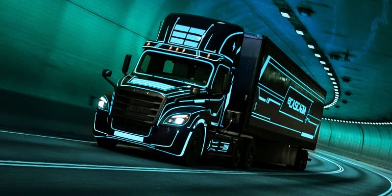 The Freightliner Ecascadia Electric Truck